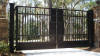 Wrought iron gate
