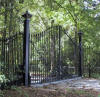 Wrought iron gate