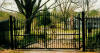 Wrought iron gate